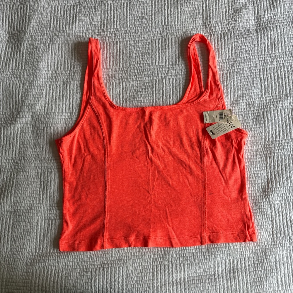 Aerie Bright Orange Tank Top